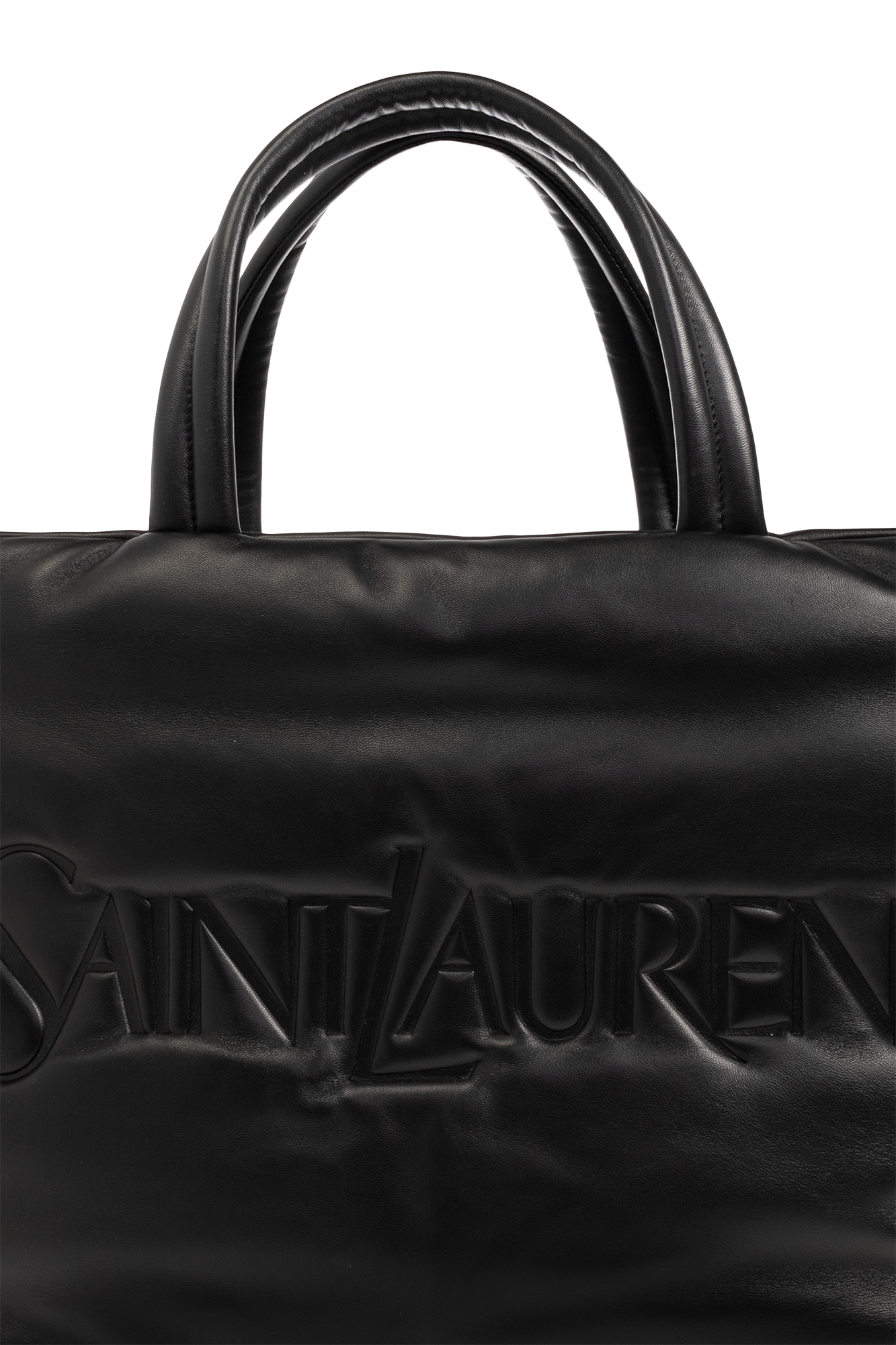 Black Leather shopper bag Saint Laurent - Vitkac Canada